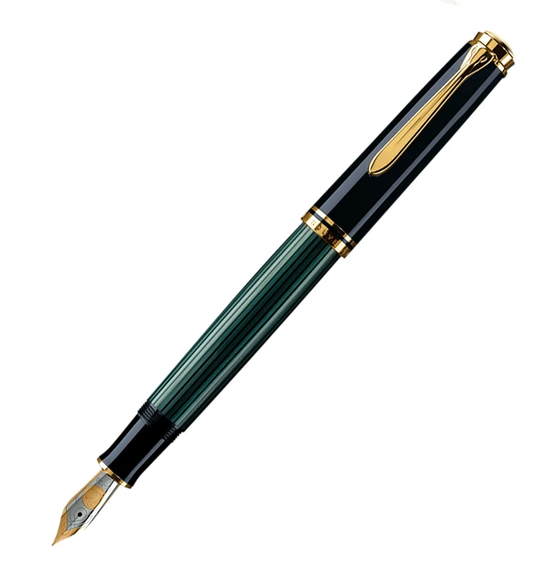 Pelikan Premium M400 Fountain Pen F Plume Black/Greem