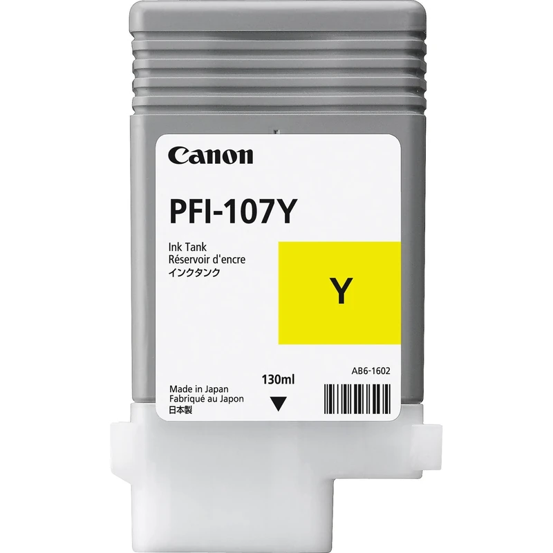 Canon 107 130 ml Ink Cartridge - Yellow