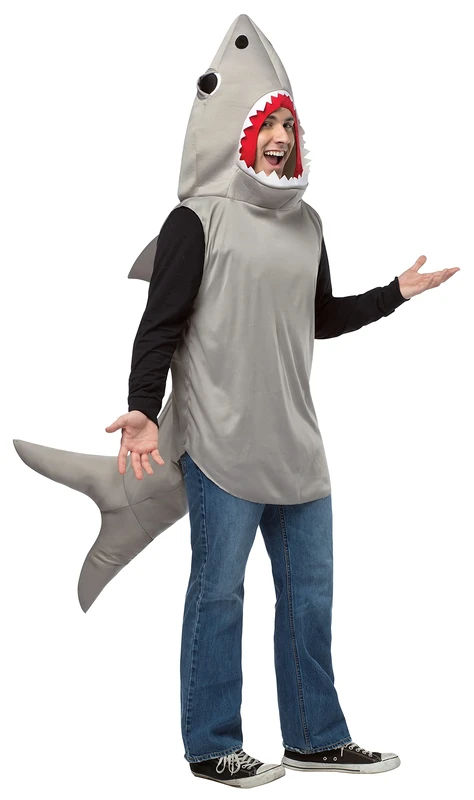 Rasta Imposta GC6526 Sand Shark Adult Costumes, Cartoon, Multi, One Size