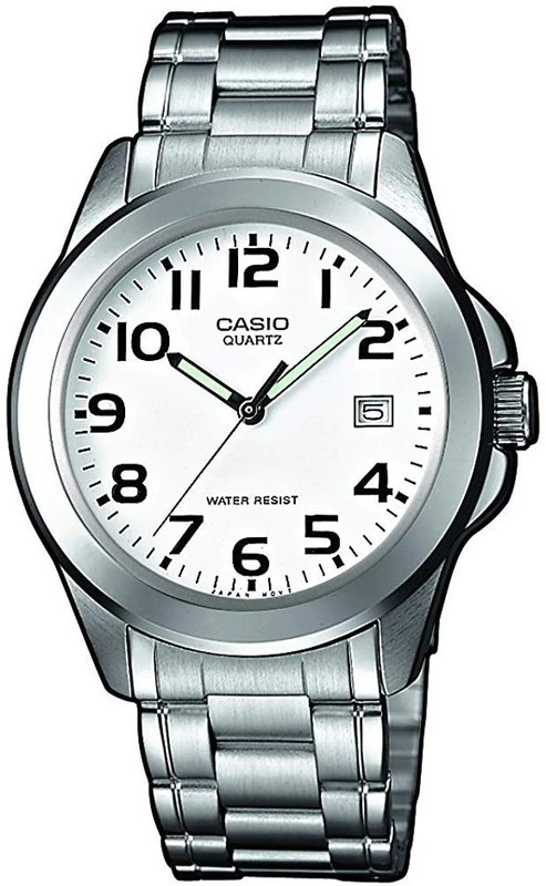 Casio Men's Analogue Quartz Watch with Stainless Steel Bracelet MTP-1259PD-7BEF - Image 1