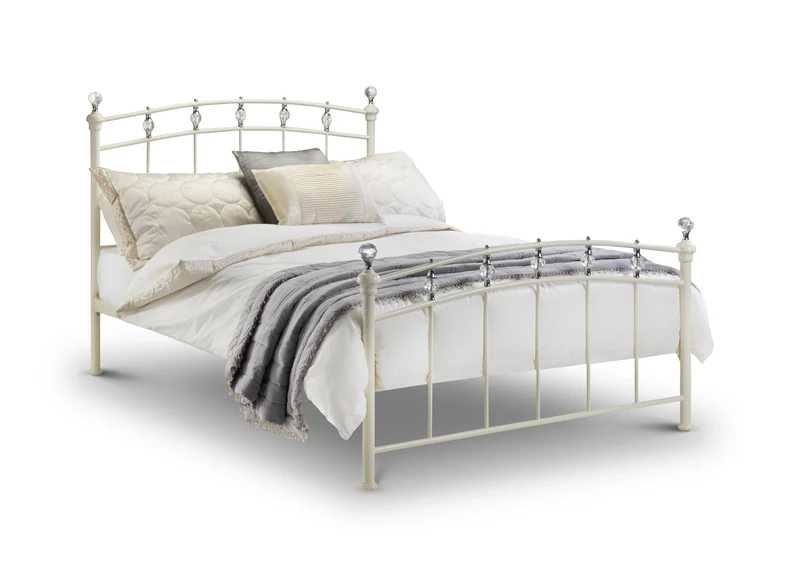 Julian Bowen Sophie Bed, Stone White, King