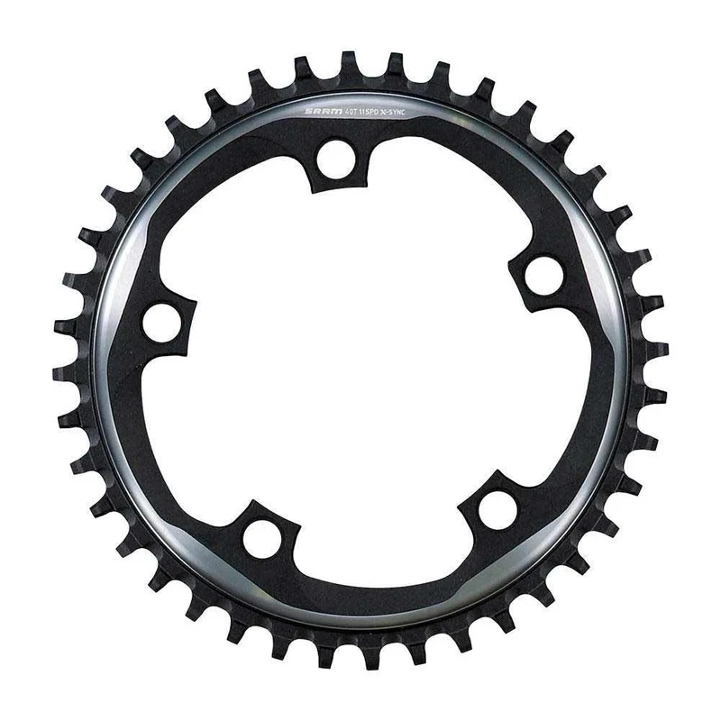 Sram Road 40T X-Sync force1 Chain Ring 11 Speed 110 Aluminium BB30 or GXP - Argon Grey
