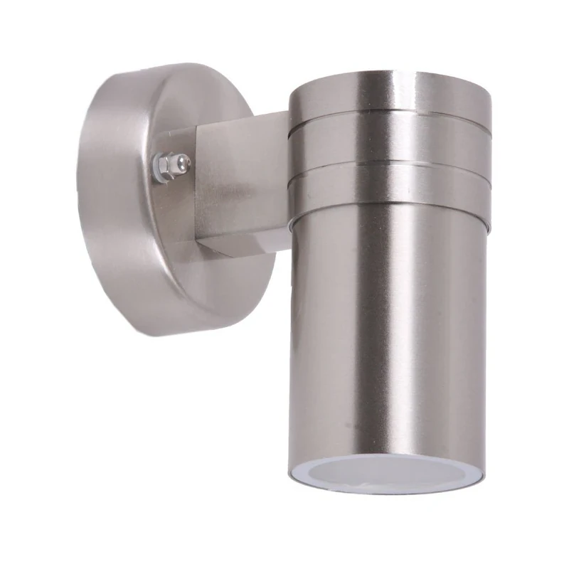 Brilliant Hanni ES120E Exterior Wall Lamp / GU10–LED / 1 x 3 W, 3000 K, 240lm G96229 / 82 Stainless Steel