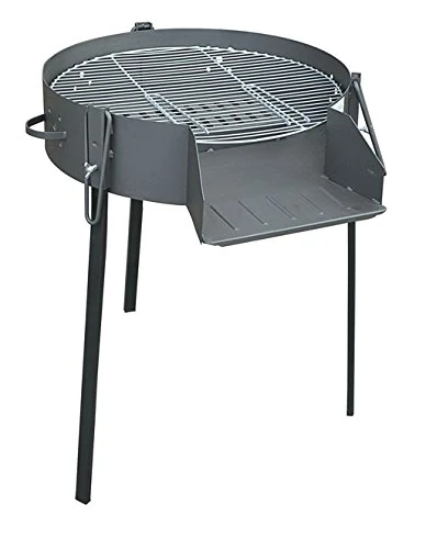 Flowers Cortez – Barbecue with Brackets, Black 50 x 81 x 85 cm black