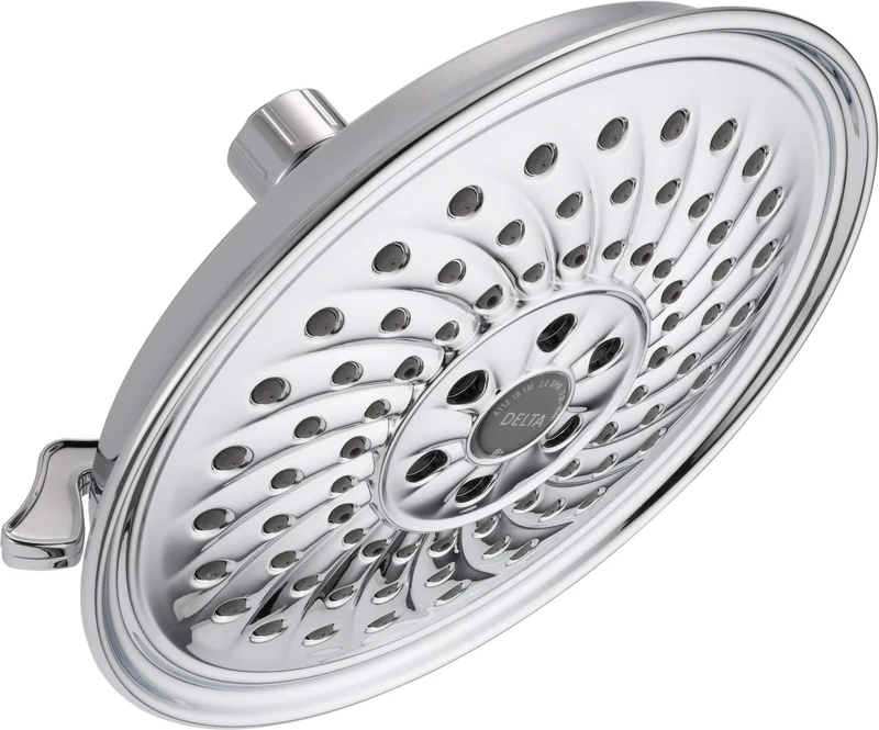 Delta 3-Spray Touch Clean H2Okinetic Shower Head, Chrome 52687