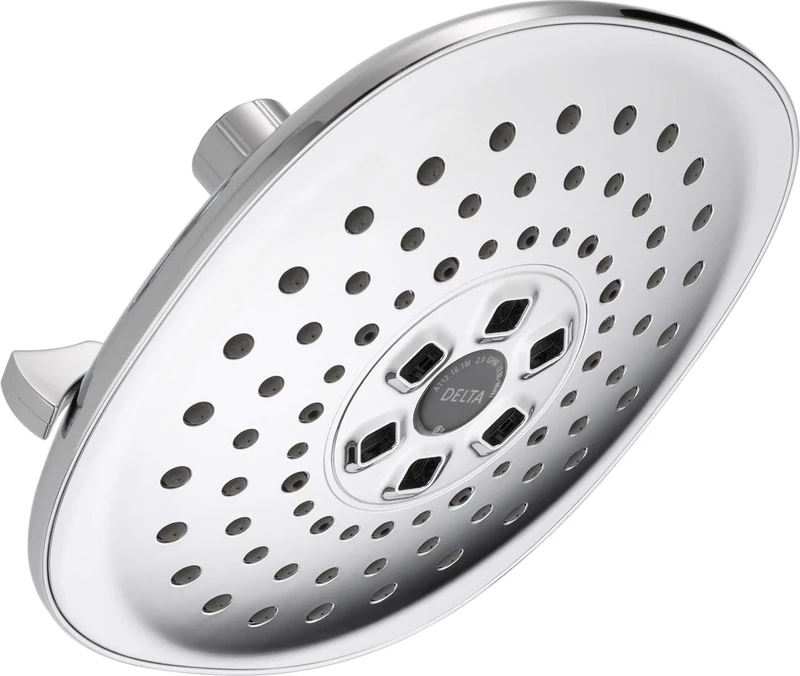Delta 52686 with 3 Setting H2OKinetic Contemporary Rain Can Showerhead, Chrome