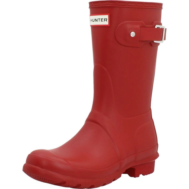 Hunter Original Short, Women's Wellington Boots, Red (Military Red), 7 UK (40/41 EU)