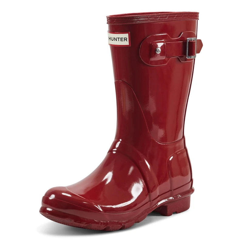 Hunter WMN ORG SHORT GLOSS, Women’s Wellington Boots, Red (Military Red), 8 UK (42 EU)