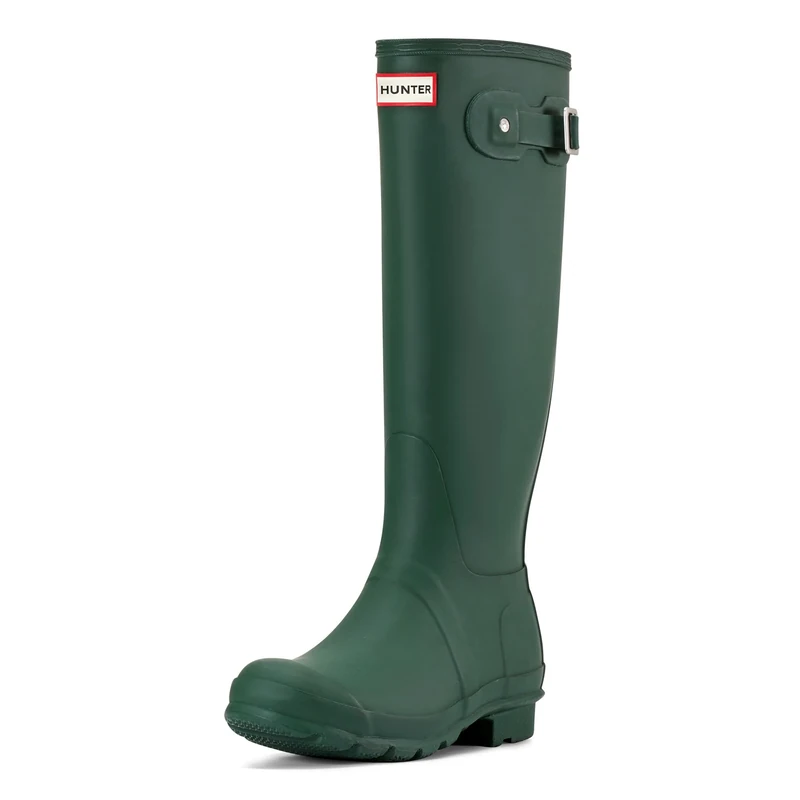 Hunter Women Original Tall Wellington Boots, Green (Hunter Green), 4 UK (37 EU)