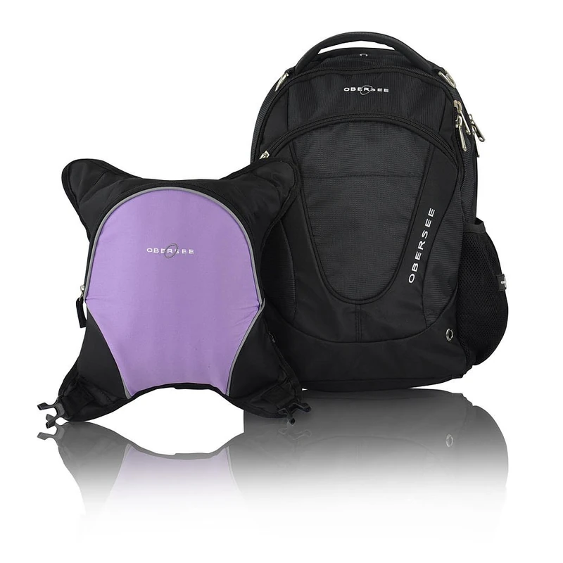 Obersee Oslo Diaper Bag Backpack with Detachable Cooler