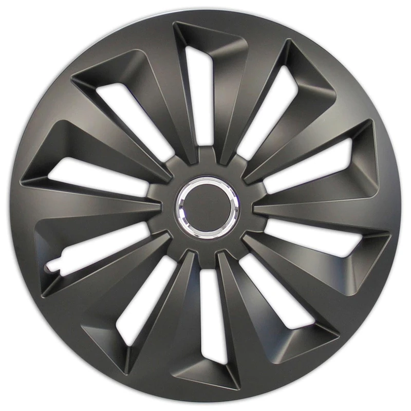 Wheel trim set Fox, set of 4, 38.10 cm (15 inches), matt black - Image 1