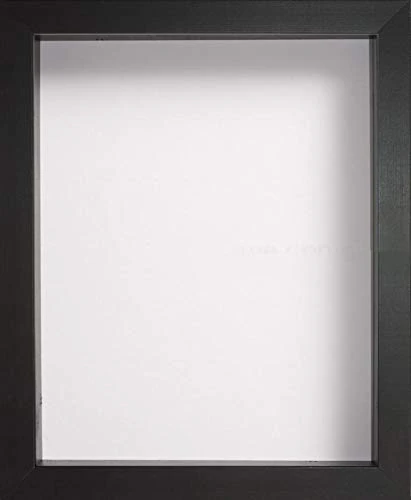 Frame Company Radcliffe Black Box Frame, White Backing, 24x20