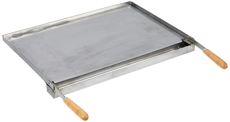 Flowers Cortés 38921 – Plancha Grill with Stainless recogegrasas, 57 x 40 x 2 cm Stainless Color