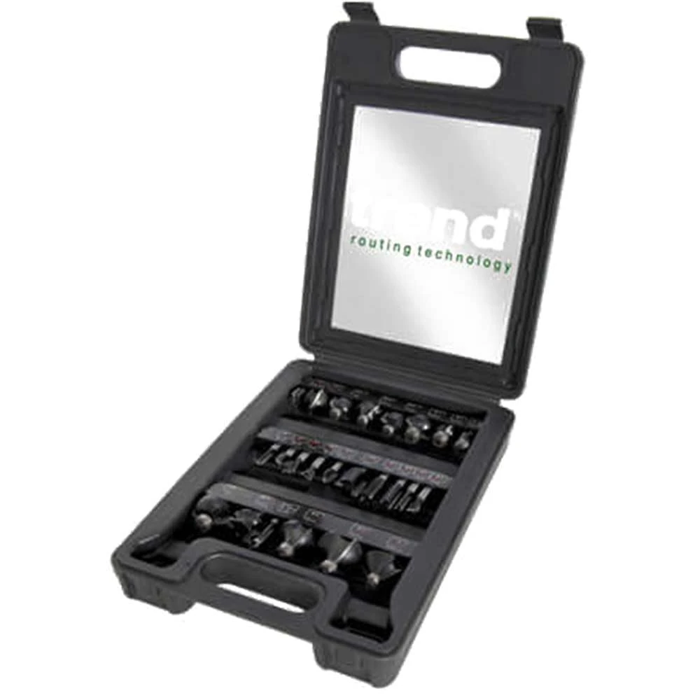 Trend 24 piece router cutter set - 1/4in shank SET/SS24X1/4TC (Package may vary)
