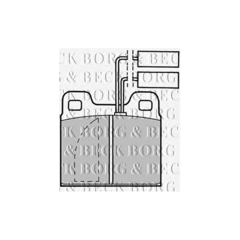 Borg & Beck BBP2385 Front Brake Pads To Fit Merc C Class(204)C63AMG 5/08-