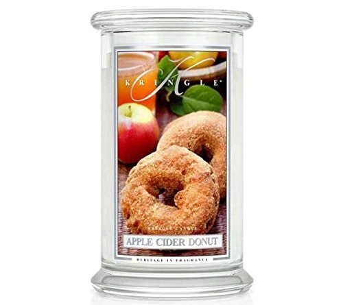 Atkins – Kringle Candle Apple Cider Donuts 2 Wick Candle Jar