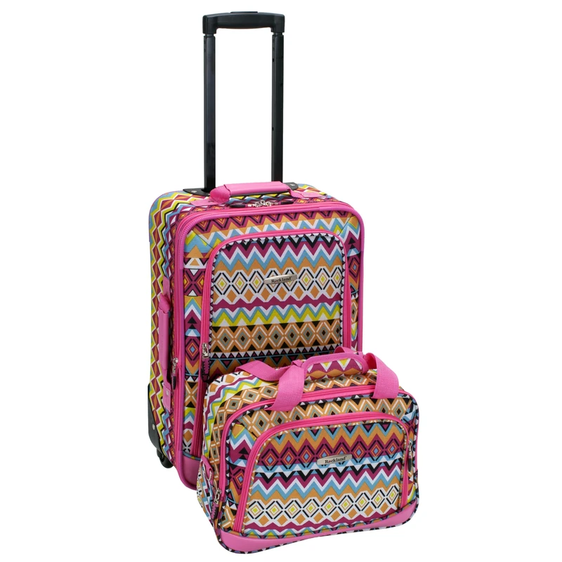 Rockland 2 Piece Luggage Set, Tribal, One Size - Image 1