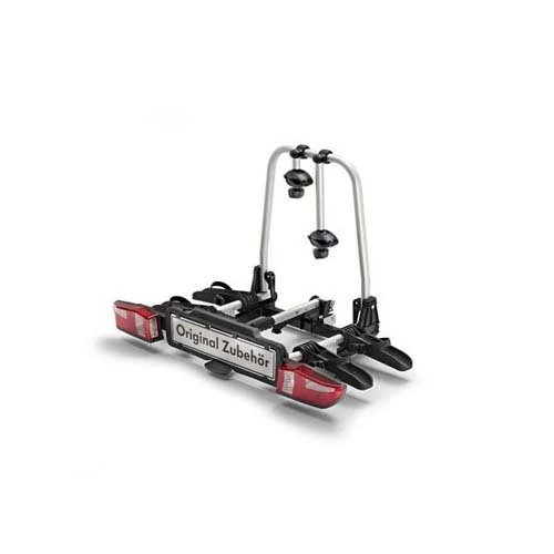 Bicycle Carrier Towing Hitch Foldable for 2 Bicycles, VW Original Accessories, All Models