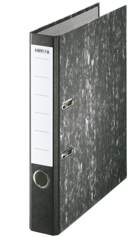 Centra 50 mm A4 Board Lever Arch File - Black, Pack of 25