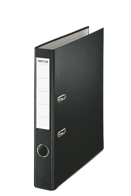 Centra 231862 50 mm A4 Plastic Lever Arch File - Black, Pack of 25