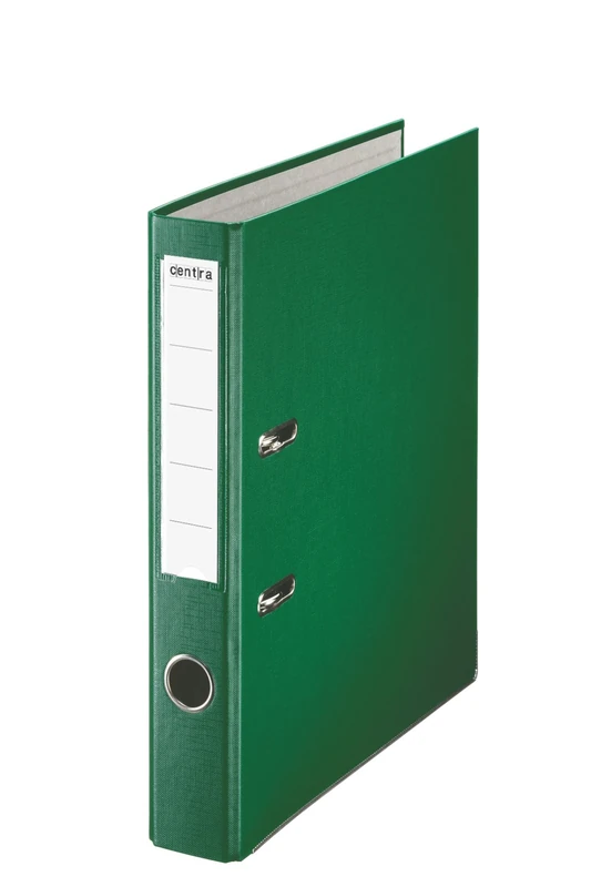 Centra 231865 50 mm A4 Plastic Lever Arch File - Green, Pack of 25