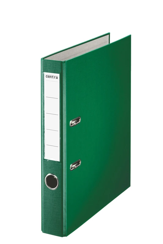 Centra 231871 50 mm A4 Plastic Lever Arch File - Green, Pack of 25