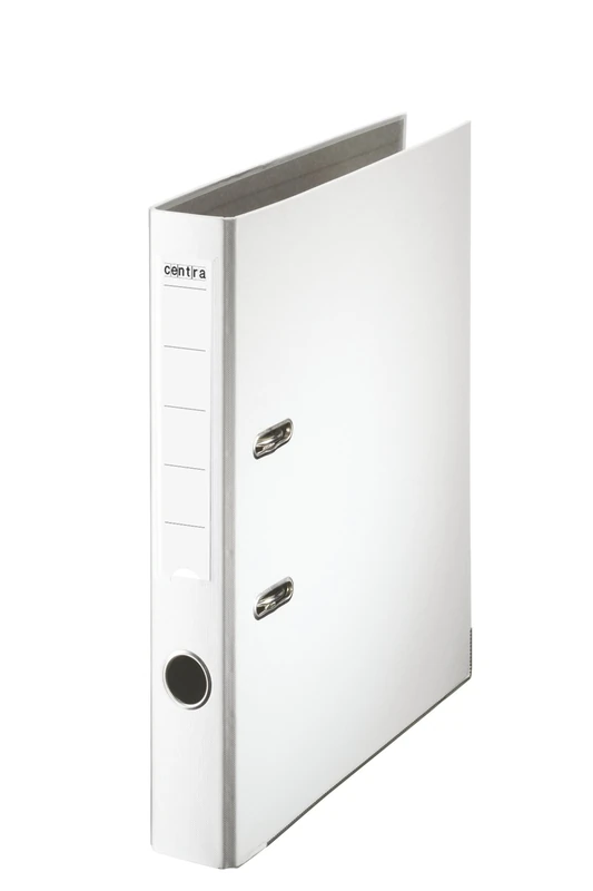 Centra 231867 50 mm A4 Plastic Lever Arch File - White, Pack of 25