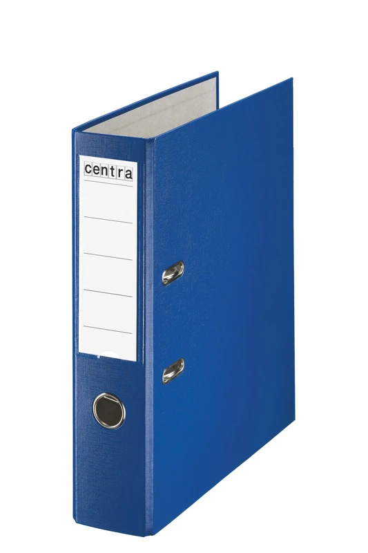 Centra 230530 75 mm A4 Plastic Lever Arch File - Blue, Pack of 20