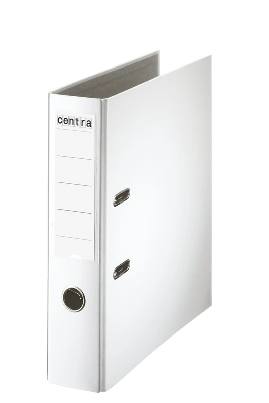 Centra 230534 Plastic Lever A4 Arch File with 75 mm Capacity - White, Pack of 20
