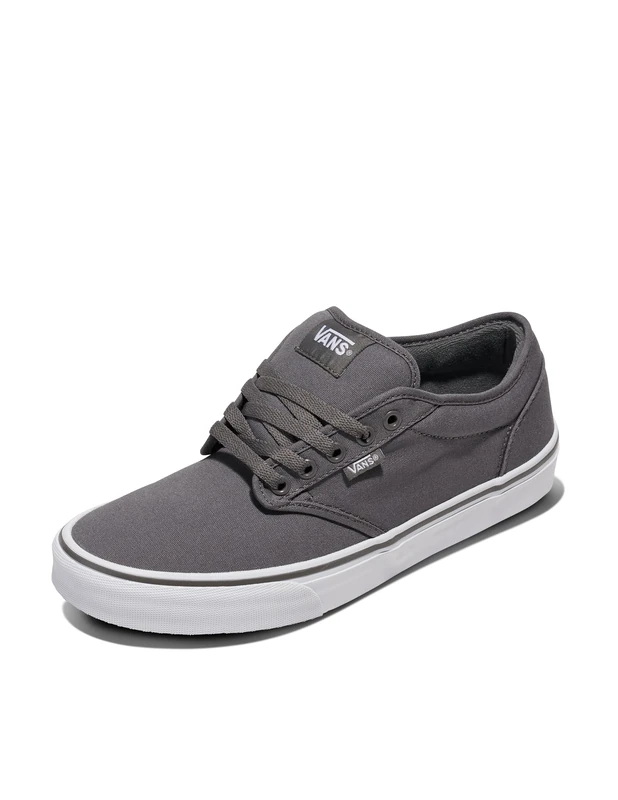 Vans Men's Atwood Trainers, Grey Canvas Pewter White, 7.5 UK