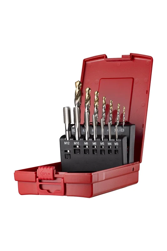 Dormer L115101 Hand Tap-Drill Set, Set of 14 - Image 1