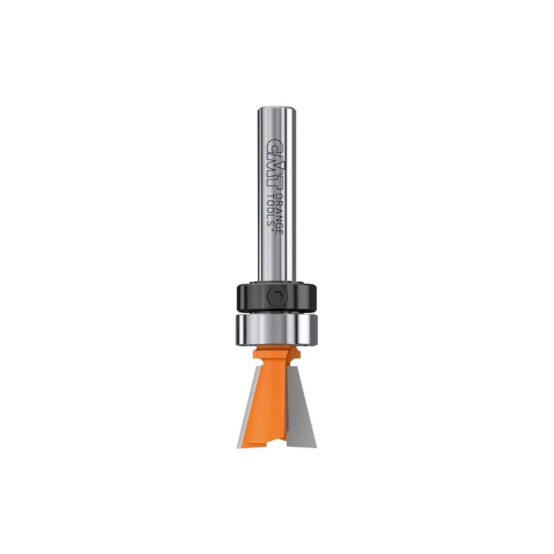 CMT Orange Tools 718.127.11B – Milling Cutter for Joints 14 Degrees hw s 6 d 12.7 x 12.7 with Bearing.