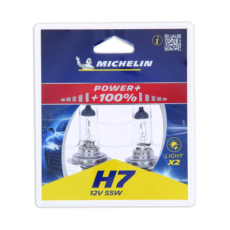 Michelin 008737 Power + 80% 2 Bulbs H7 55 W 12 V