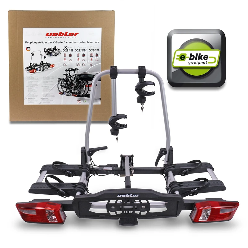 Uebler 15760 Tow Bar Bicycle Carrier for 2 Bicycles