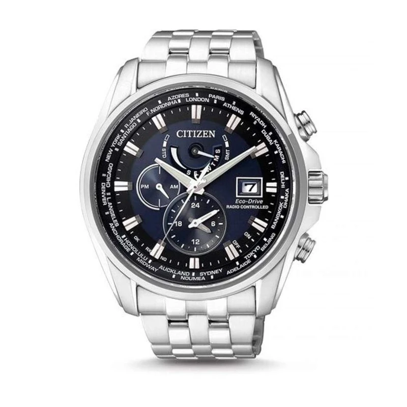 Citizen Men's Multi Dial Eco-Drive Watch with Stainless Steel Strap AT9030-55L