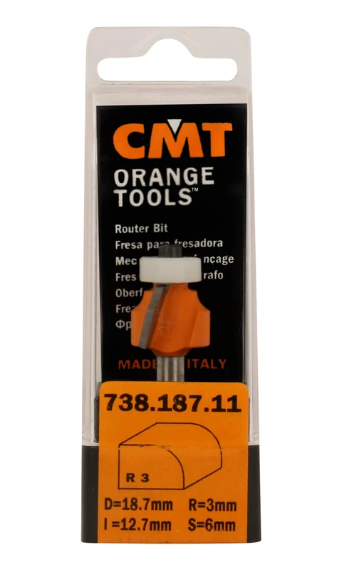 CMT 938.994.11 - Roundover Bit Hw W/Brng S=12 D=82,5X44,4