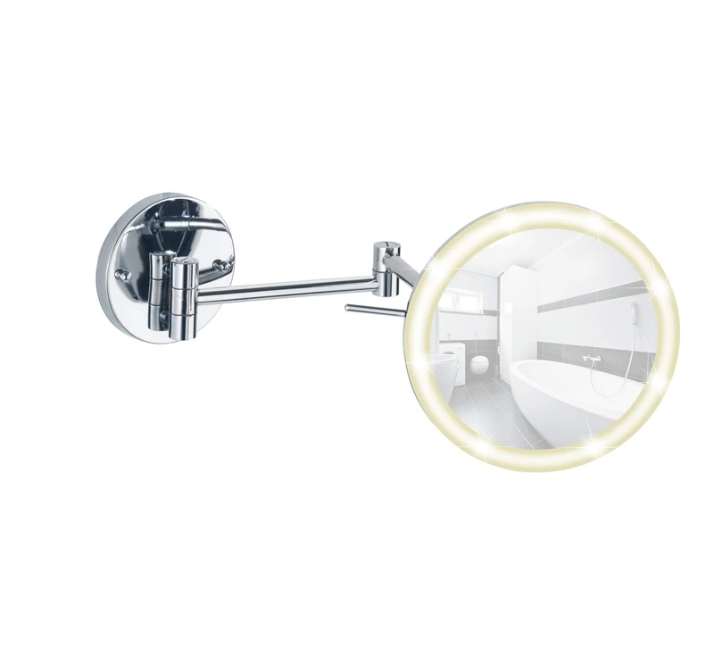 Wenko Power-Loc Aura 3656480100 Illuminated LED Wall Mirror