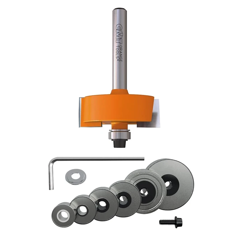 CMT Orange Tools 935.501.11 – Rabbeting Set W/Brng Hw S=12 D=34,9X12,7