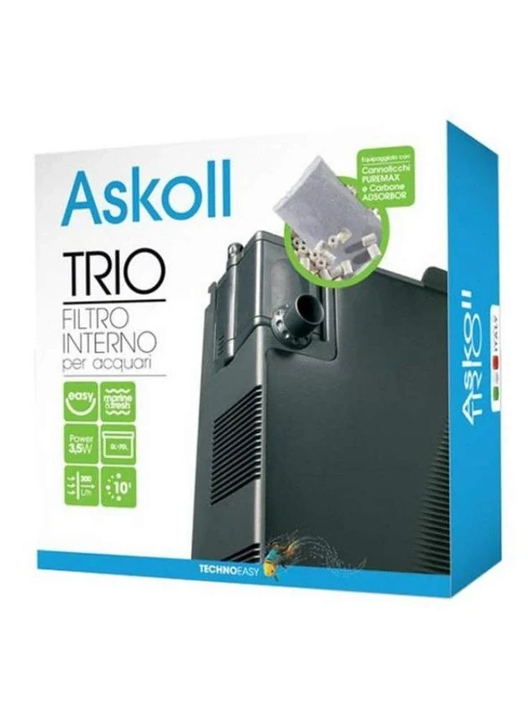 Askoll 219233 Trio Internal Filter for Aquariums, Plastic