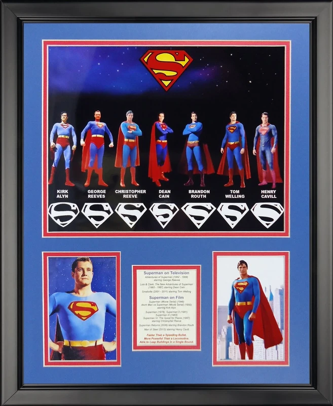 Legends Never Die Superman Collage Photo Frame, 16" x 20"