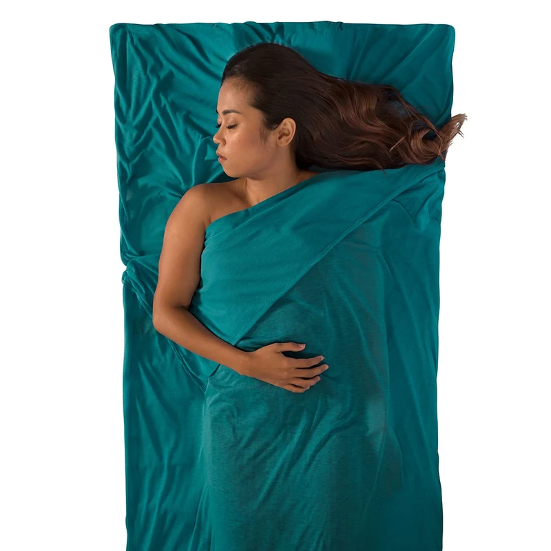 Saco sábana térmico Adaptor - Coolmax® Traveller Liner Color: aqua - Image 1
