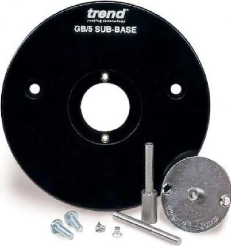 Trend Solid Laminate Sub Base System Completer with Line-up Pins and Bush for Triton TRB001 & MOF001, GB/5/Q