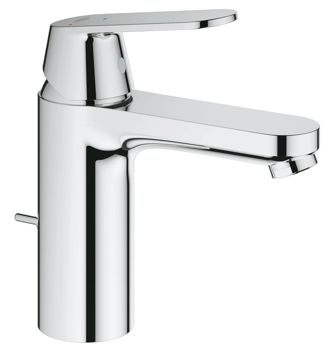 GROHE 2339600E Eurosmart Cosmopolitan Bathroom Tap with Pop-Up Waste Set, Medium High Spout