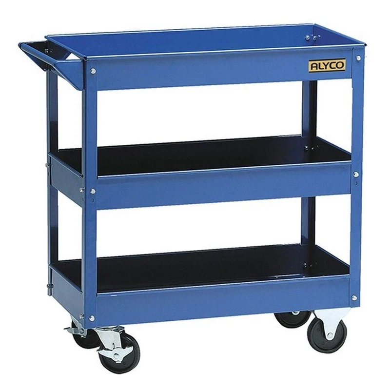Alyco - Trolley for Workshop Tools Blue, Load up to 100 kg. 3 Trays 730 x 380 x 85 mm 15 kg - 192725 - Image 1