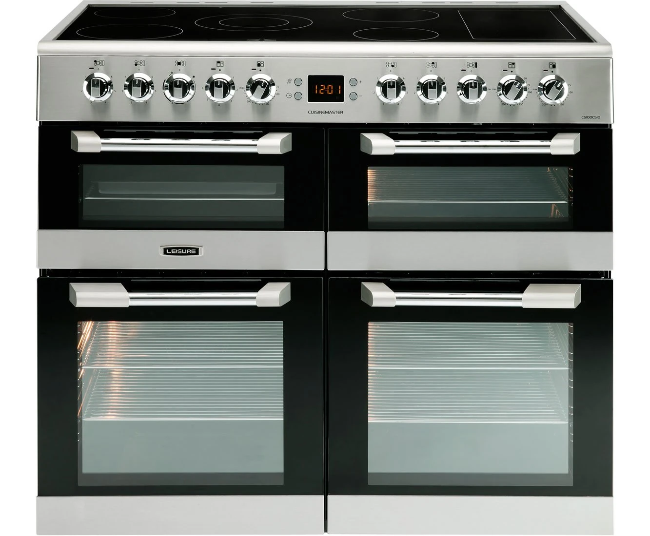 Leisure Cuisinemaster CS100C510X 100cm Electric Range Cooker with Ceramic Hob - Stainless Steel