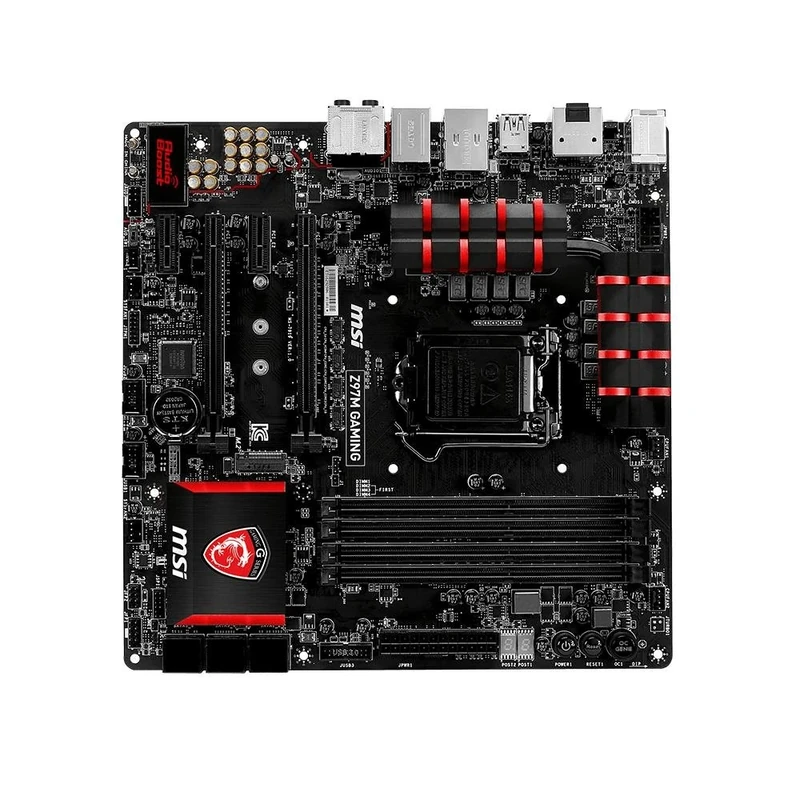 MSI Z97M Gaming Intel LGA1150 Z97 Micro ATX Motherboard (4x DDR3, 8x USB3.0, 6x USB2.0, GBE, LAN, HDMI, DP)