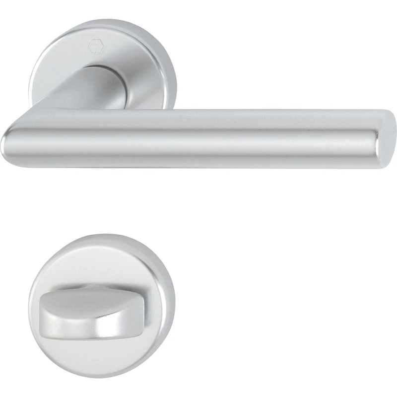 Hoppe Amsterdam with Rosettes 3286551 Toilet Handle, Anodized Silver