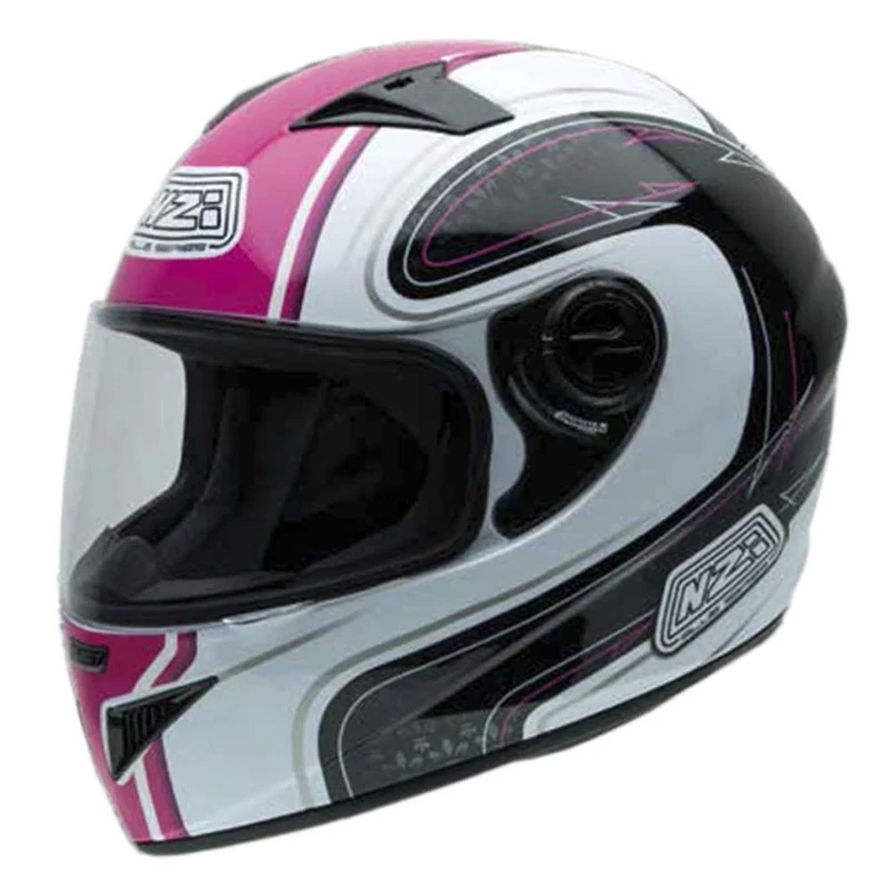 NZI Must II Multi Helmet, White/Pink/White/Black and Pink, Large