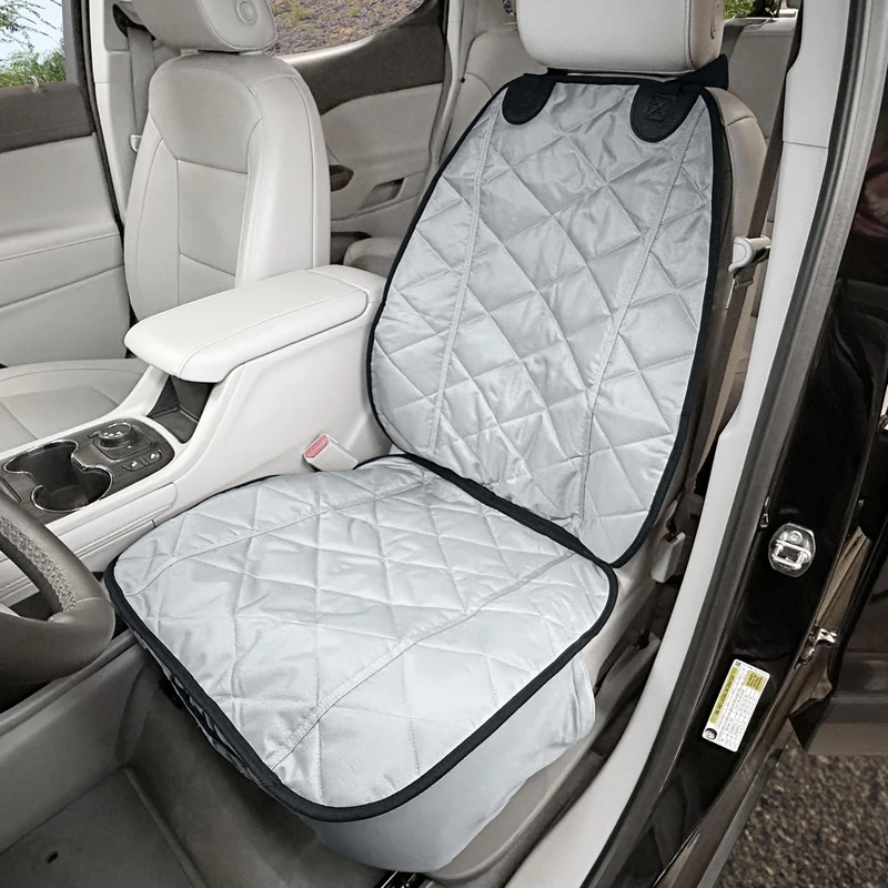 4Knines Fitted Bucket Seat Waterproof Non-Slip Cover, Gray - Image 1