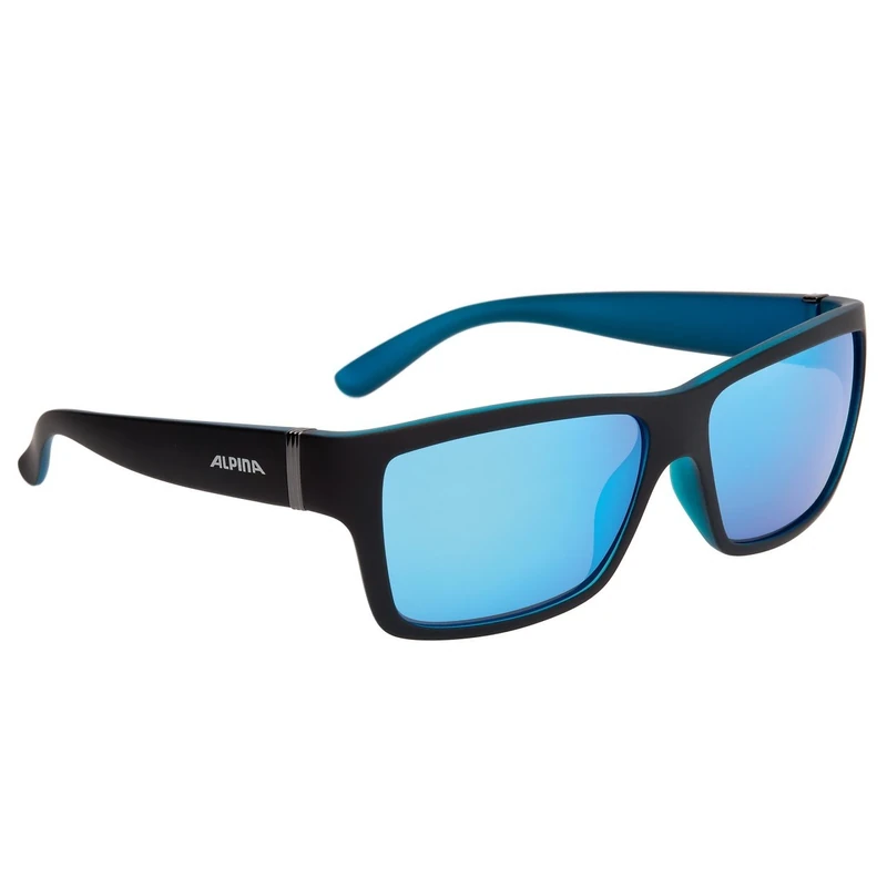 ALPINA Unisex - Adult, KACEY sunglasses, black matt-blue, One Size
